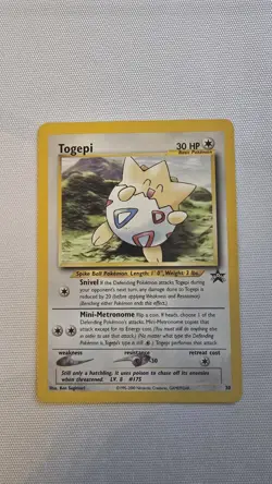 Pokemon TCG Togepi Wizards Black Star Promos 30 Regular Promo Promo - Image 1