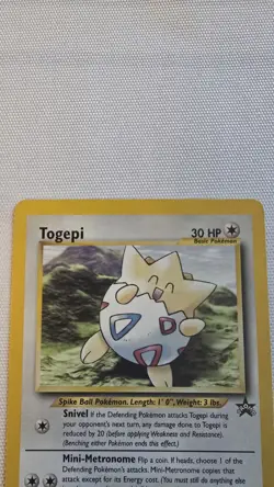 Pokemon TCG Togepi Wizards Black Star Promos 30 Regular Promo Promo - Image 2