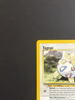 Wizards Pokemon TCG Togepi 30/53 Wotc Promo Regular HP30 English Sugimori - Image 3