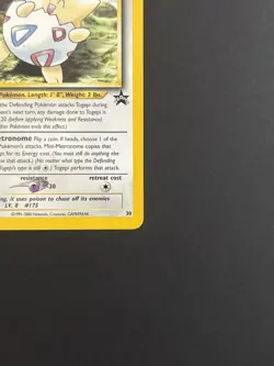Wizards Pokemon TCG Togepi 30/53 Wotc Promo Regular HP30 English Sugimori - Image 5