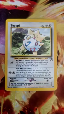 Pokemon TCG Togepi Wizards Black Star Promos 30 Regular Promo - Image 1