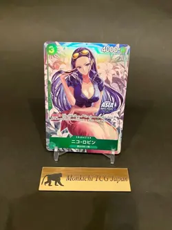 Nico Robin P-111 ASIA PROMO One Piece Mini-tin Pack Set vol.2 Japanese Card NM - Image 1