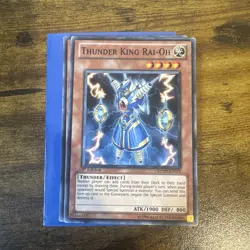 Yu-Gi-Oh! Thunder King Rai-Oh Common Card RYMP-EN074 1st Edition LP - Image 1