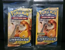 Pokemon Sun & Moon Unbroken Bonds One 10 Card Booster Pack FACTORY SEALED Plus - Image 1