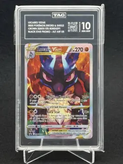 Lucario VSTAR SWSH291 SWSH: Sword & Shield Promo Cards Holo TAG 10 Gem Mint - Image 1