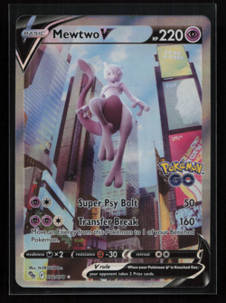 Mewtwo V #72/78 - Pokemon GO Alt Art Pokemon Card - Pokemon TCG - Image 1