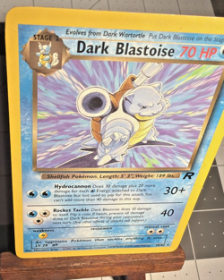 Dark Blastoise Pokemon TCG20/82 Rare Non-Holo Card LP+ - Image 2