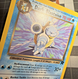 Dark Blastoise Pokemon TCG20/82 Rare Non-Holo Card LP+ - Image 5