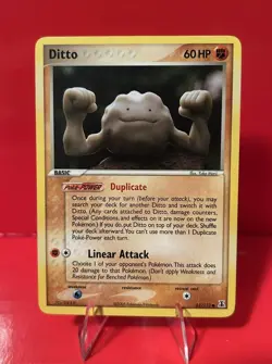Pokemon Ditto (Geodude) [DS - 62/113] Moderately Played Yuka Morii Card - Image 1