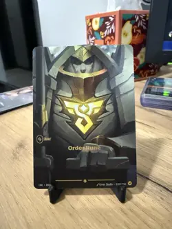 Order Rune (Alternate Art) [UNL - R06a] - NM [Foil] TCG Riftbound - Image 1