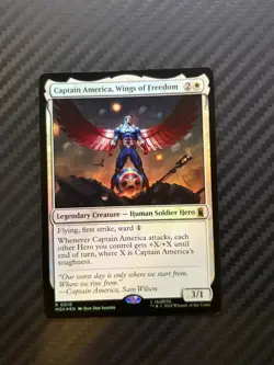 Captain America, Wings of Freedom Marvel Super Heroes Foil - Image 1