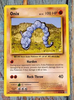 ONIX 61/108 Common / XY Evolutions 2016 / Basic Pokemon NM (#1) - Image 1