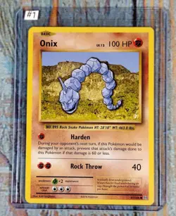 ONIX 61/108 Common / XY Evolutions 2016 / Basic Pokemon NM (#1) - Image 3