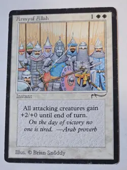 MTG - Army of Allah MP/HP - Arabian Knights - Image 1