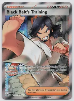 Black Belt's Training 255/217 Ultra Rare Ascended Heroes Pokemon Near Mint - Image 1
