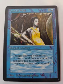 MTG - Creature Bond MP - Beta Limited Edition - Image 1