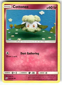 Cottonee 143/236 Common Unified Minds Pokemon Yuka Morii LP - Image 1