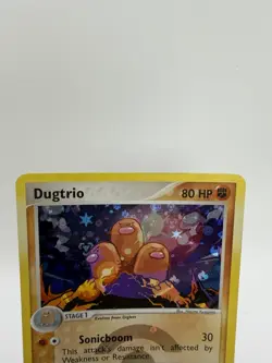 Pokemon Dugtrio 80 HP Rare Reverse Holo 22/112 EX FireRed & LeafGreen 2004 - Image 2