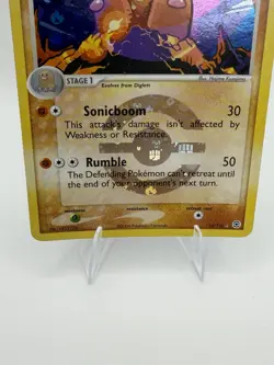 Pokemon Dugtrio 80 HP Rare Reverse Holo 22/112 EX FireRed & LeafGreen 2004 - Image 3