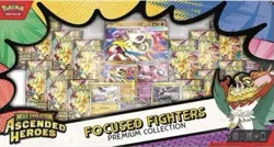 Pokemon TCG Ascended Heroes Focused Fighters Premium Collection Sealed IN HAND - Image 1