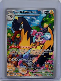 Pokemon TCG Journey Together Iono's Kilowattrel Holo - Image 1