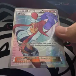 Pokemon TCG Skyla 122/122 Breakpoint Full Art Holo Ultra Rare Trainer English - Image 1