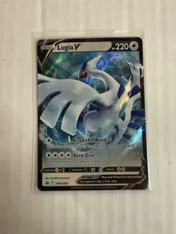 Lugia V SWSH301 NM Sword And Shield Promo Pokemon - Image 1