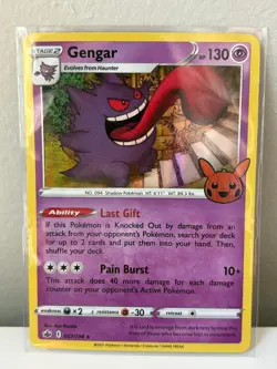 Gengar 057/198 Holo Promo Trick or Trade BOOster Pokemon Near Mint - Image 1