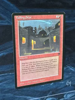 Falling Star Magic the Gathering English Legends, Rare, LP Vintage MTG - Image 3