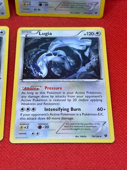 Pokemon Tcg Lugia 78/124 Fates Collide Non Holo x4 - Image 5