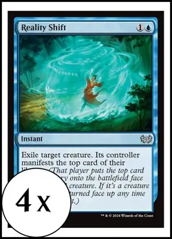 MTG - 4 x Reality Shift - Duskmourn Commander - Playset 4x x4 - Image 1