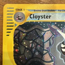 Pokemon TCG Cloyster 8/165 Holo Rare Expedition E-reader - NM - Image 4