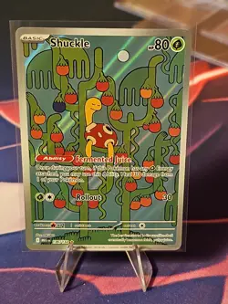 Shuckle NM 136/132 Mega Evolution Pokemon Illustration Rare - Image 1