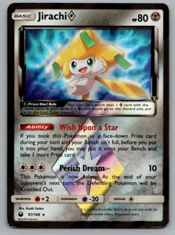 Jirachi ◇ 97/168 Prism Star Rare Celestial Storm Pokemon Holo Near Mint - Image 1