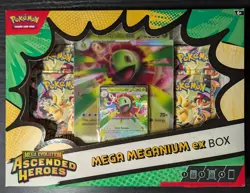Pokemon TCG: Mega Evolution Ascended Heroes Mega Meganium ex Box Factory-Sealed - Image 1