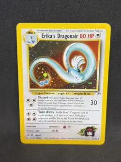 Pokemon TCG Erika's Dragonair Gym Heroes 4/132 Holo Unlimited Rare LP/NM - Image 1