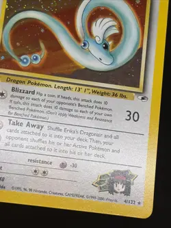 Pokemon TCG Erika's Dragonair Gym Heroes 4/132 Holo Unlimited Rare LP/NM - Image 3
