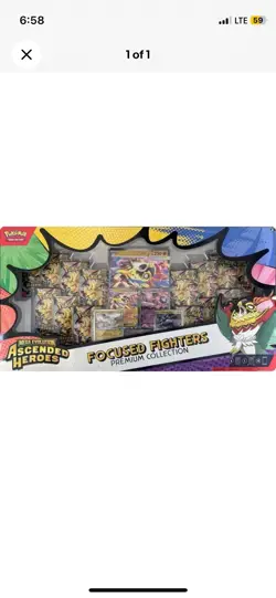 🔥 Pokemon TCG Ascended Heros Focused Fighters Premium Collection Boxes 🔥 - Image 1
