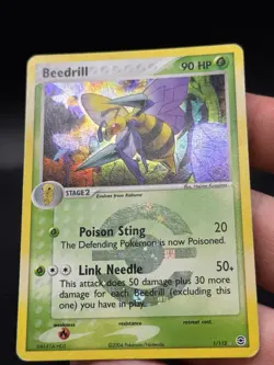 Beedrill Reverse Holo Fire Red Leaf Green 2004 Pokemon TCG LP/MP IM3 - Image 2