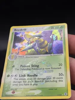 Beedrill Reverse Holo Fire Red Leaf Green 2004 Pokemon TCG LP/MP IM3 - Image 3