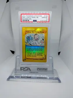 Pokemon Professor Elms Training Method 148/165 Expedition Reverse Holo Psa 10 - Image 1