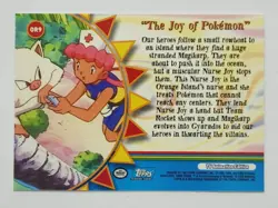"The Joy of Pokemon" #OR9 - Topps Pokemon 2000 TV Animation Edition Series 3 - Image 5