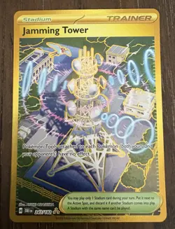 Jamming Tower 243/182 Hyper Rare Destined Rivals Pokemon TCG - Image 1