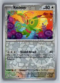 Kecleon 122/159 Common Journey Together Pokemon Reverse Holo Near Mint - Image 1