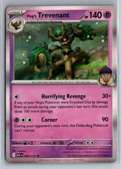 Hop's Trevenant 096/217 Rare Ascended Heroes Pokemon Holo Near Mint - Image 1