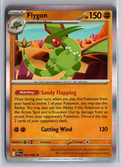 Flygon 053/094 Rare Phantasmal Flames Pokemon Holo Near Mint - Image 1