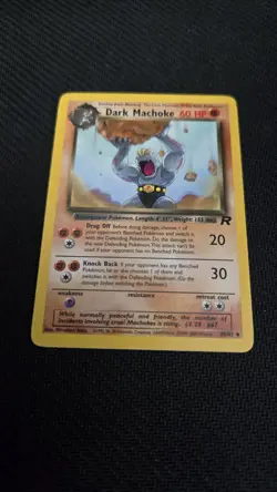 Pokemon TCG Dark Machoke 40/82 Team Rocket Uncommon English 60 HP - Image 1