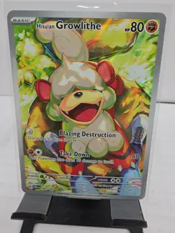 2024 Pokemon SV Twilight Masquerade TWM Hisuian Growlithe #181/167 - Image 1