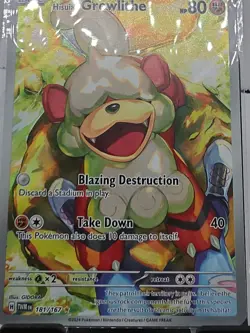 2024 Pokemon SV Twilight Masquerade TWM Hisuian Growlithe #181/167 - Image 2
