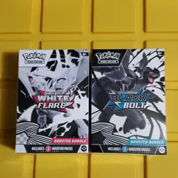 Pokemon TCG Scarlet & Violet—White Flare & Black Bolt Booster Bundle 2 Boxes - Image 2